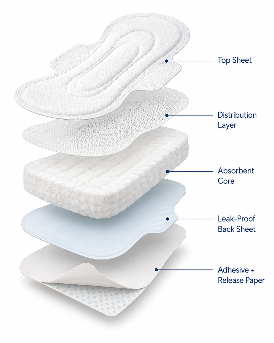 What Ingredients Are Commonly Found in Sanitary Pads?