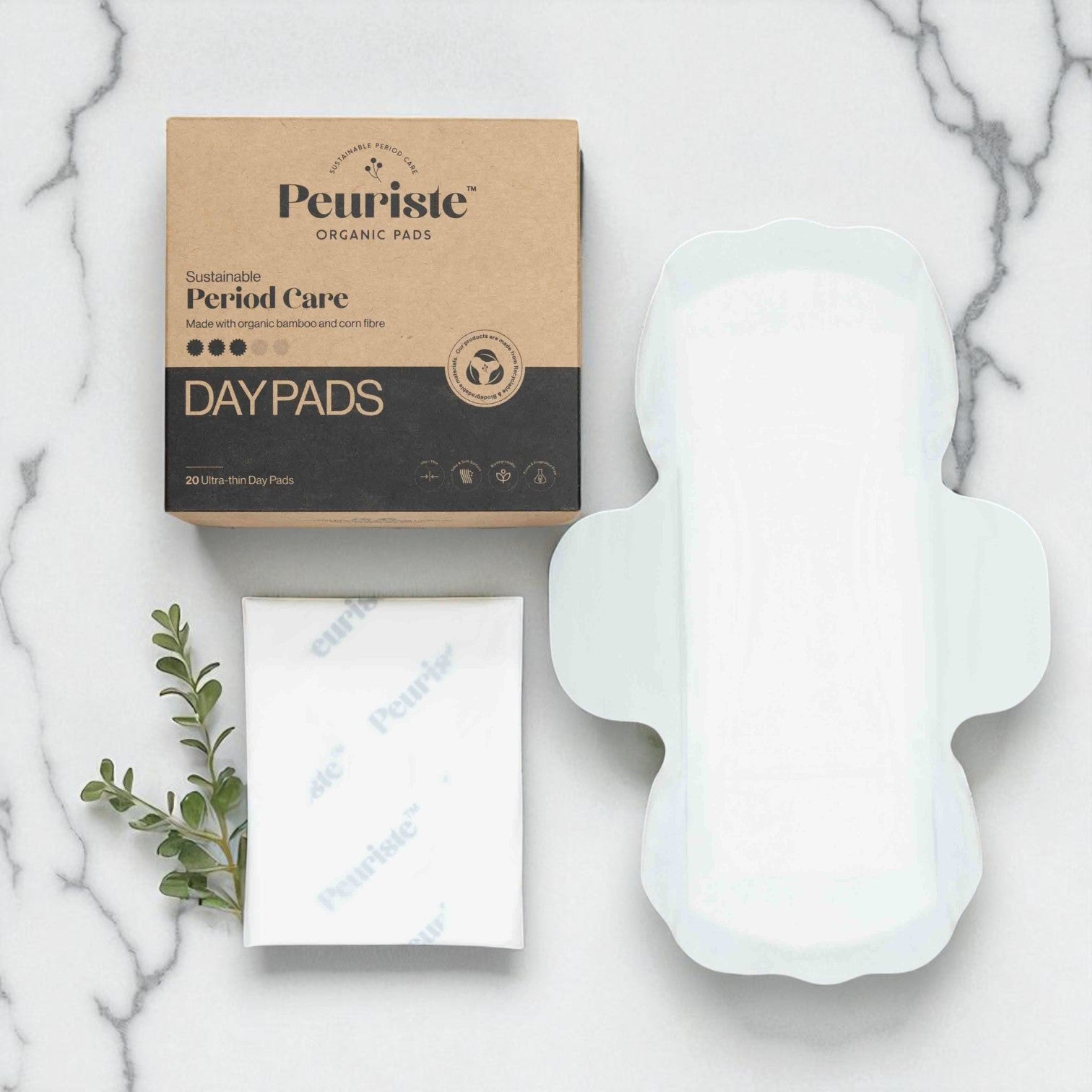 Organic Sanitary Pads with Wings | 240mm