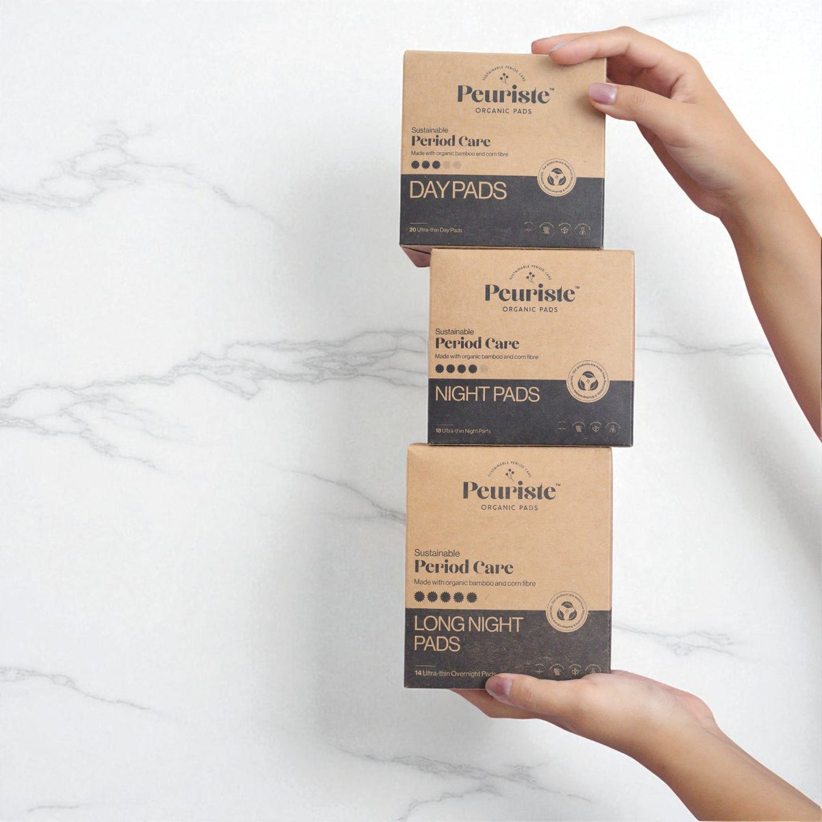 Perfect Bundle (Day Pads, Night Pads & Long Night Pads) – Peuriste