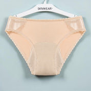 Sknwear period panty – Soft Beige | Black [New arrival]