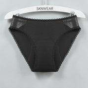 Sknwear period panty – Soft Beige | Black [New arrival]